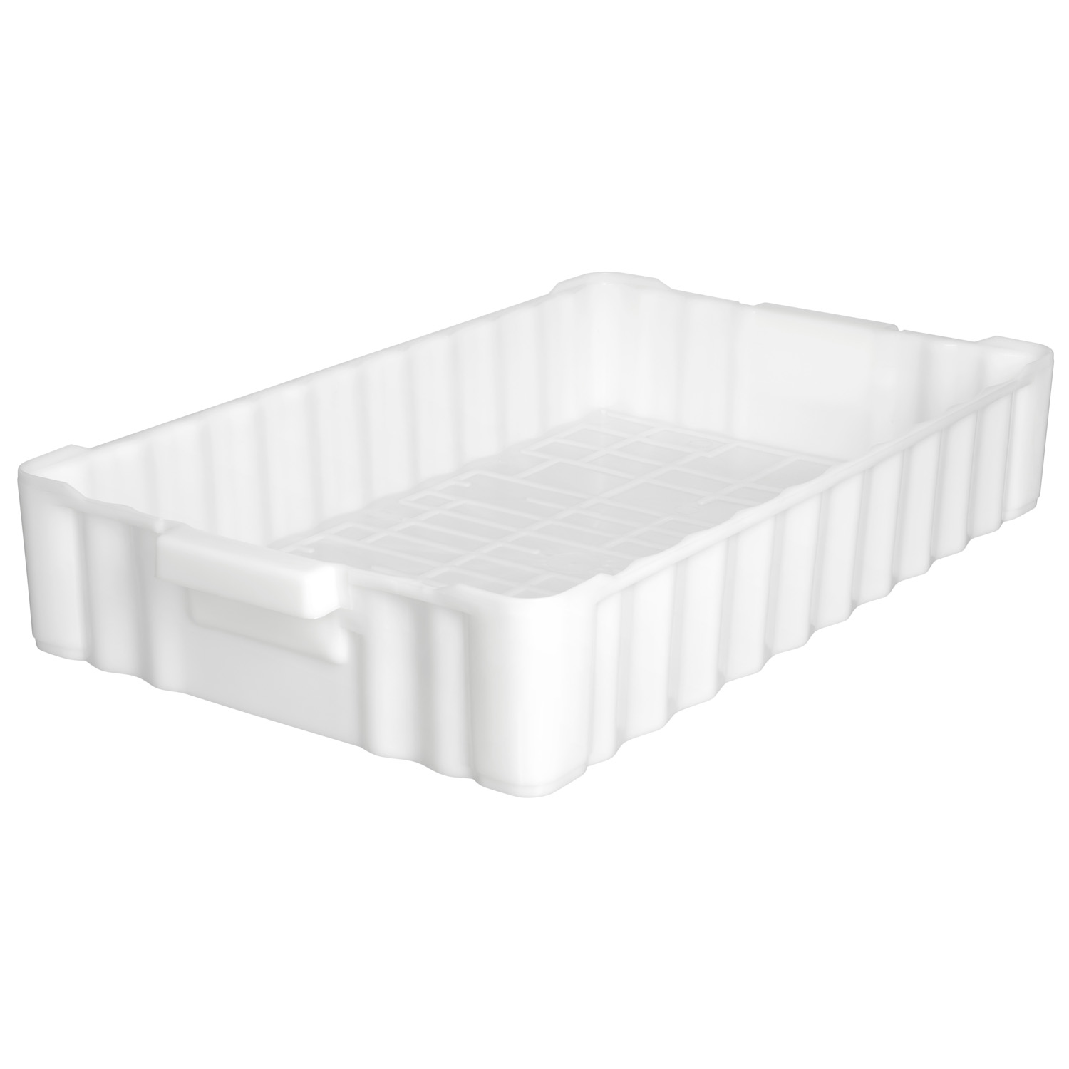 Ящик 788*470*138 мм. для рыбы прямой сплошной, -30°C /+60°C, белый (213) /1/40/ АКЦИЯ