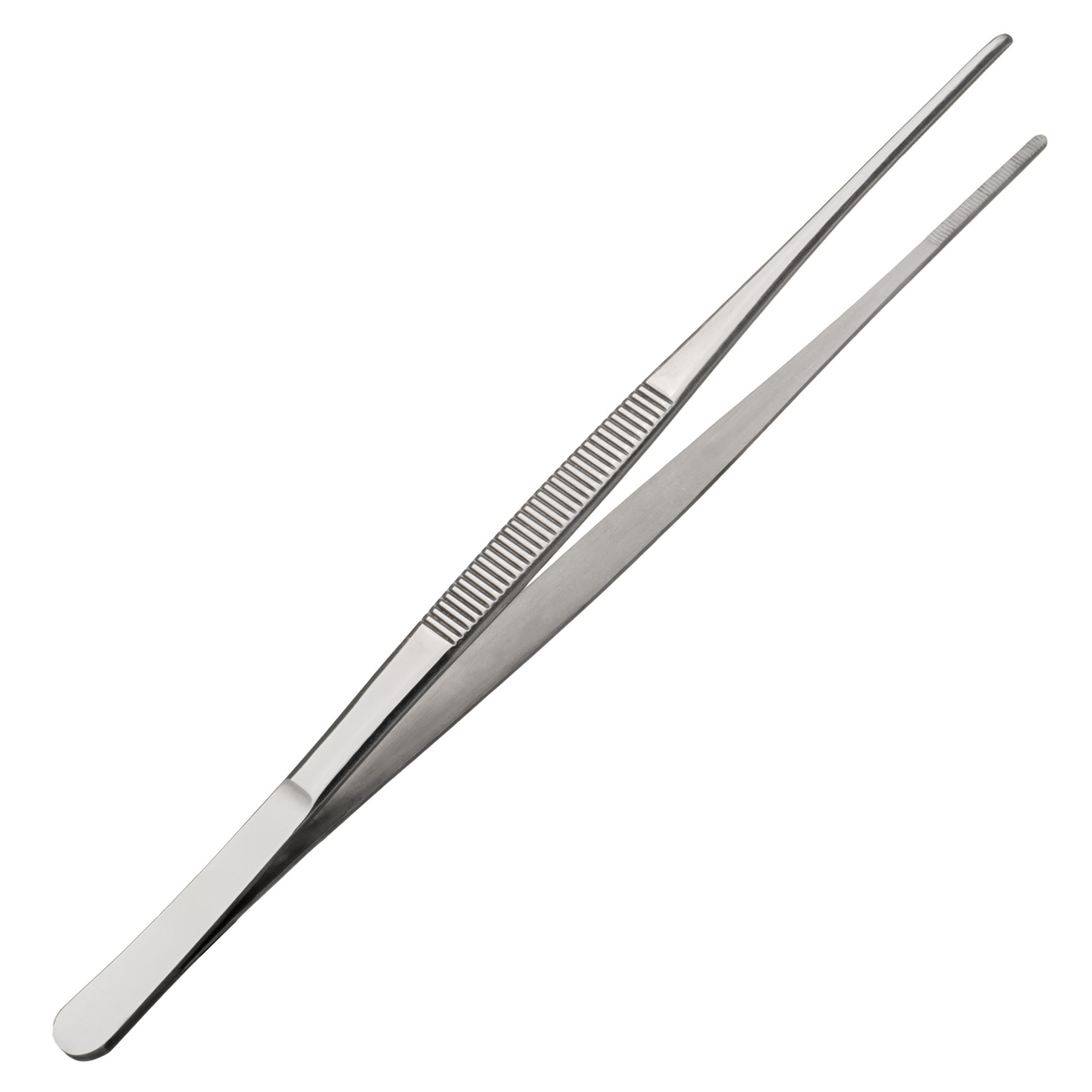 Щипцы (пинцет) 25 см. прямые, нерж. MGsteel /1/100/
