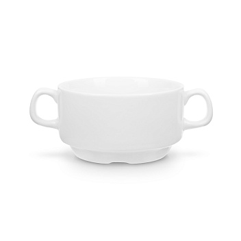 Бульонница 300 мл. d=105 мм. h=57 мм. с ручками Классик /12/72/