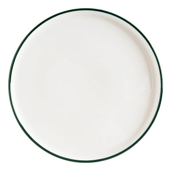 Тарелка d=220 мм. Линеа Зеленый, форма Хюгге Bonna /1/6/558/
