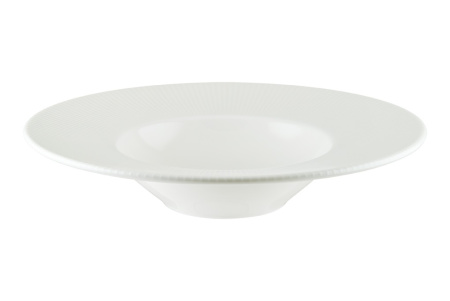 Тарелка для пасты d=280 мм.  400 мл. Ирис Белый, форма Банкет Bonna /1/6/396
