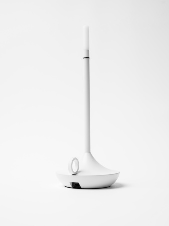 Лампа настольная беспроводная d=11 см. h=25,5 см. 1 цвет, 3 режима яркости, алюм., белая LED CANDLE MGline /1/20/