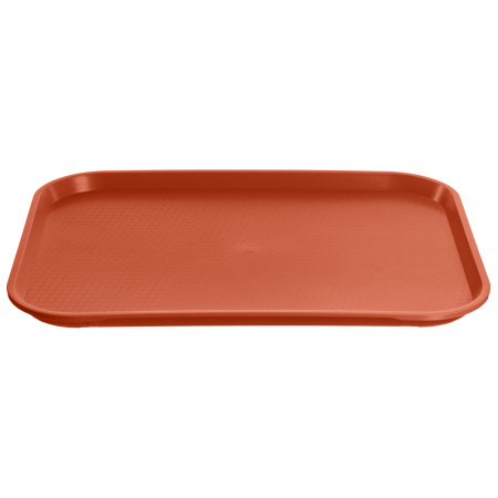 Поднос 44,5*34,5 см. оранжевый поверхность классик (166) MGprof /1/10/ АКЦИЯ