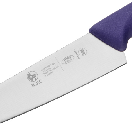 Нож поварской 180/310 мм. Шеф фиолетовый антибактер. ручка HoReCa Icel /1/6/
