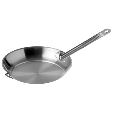 Сковорода d=37 см. h=5 см. 3,8 л. нерж. с 2 ручками с антиприг. покрыт. (индукция) MGsteel /1/