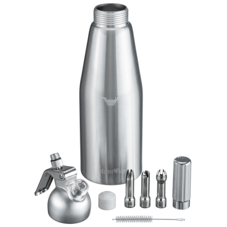 Сифон (кремер) для взбивания сливок 1,0 л. алюм./пластик MasterWhip /1/252/