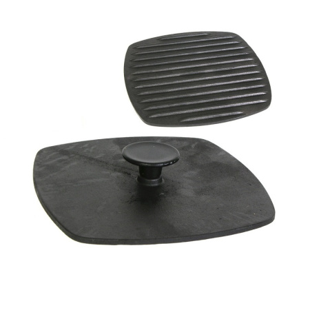 Крышка-пресс 225*225 мм. чугунная квадратная /1/