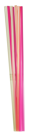 Трубочки кокт. 0,5*24 см. 1000 шт/уп. прямые флуоресцент. /1/12/ АКЦИЯ