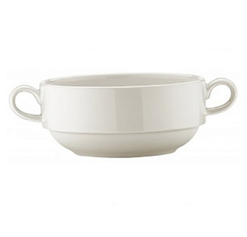 Бульонница 350 мл.с ручками d=120 мм.Белый,формаБанкет(блюдце62956,68287,69991)Bonna/1/12/720/ ОСЕНЬ