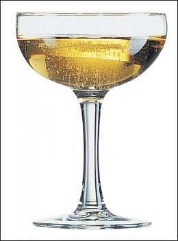Шампанское-блюдце 160 мл. d=90 мм. h=123 мм. Элеганс /1/48/ 