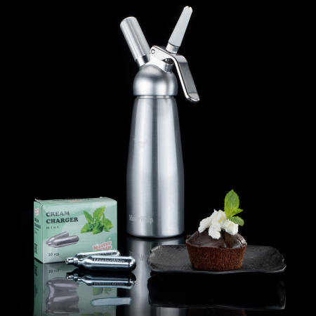 Баллончики для сифона для взбивания сливок (N2O) 10 шт/уп. вкус мята MasterWhip /1/36/