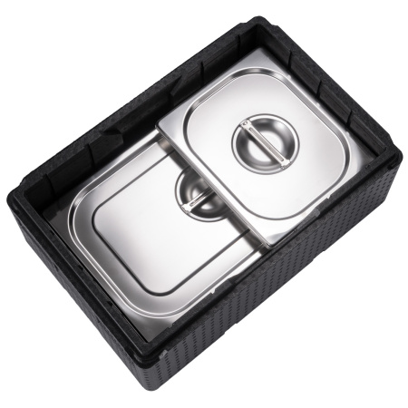 Термоконтейнер  33 л. 600*400*260 мм. для гастроем. h=150 мм. (-40°C до +110°C), плотность 60кг/м3, п/п MGprof /1/2/