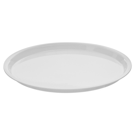 Поднос для подачи d=29 см. поликарбонат, белый б/крышки (крышка 76833) GP /1/24/