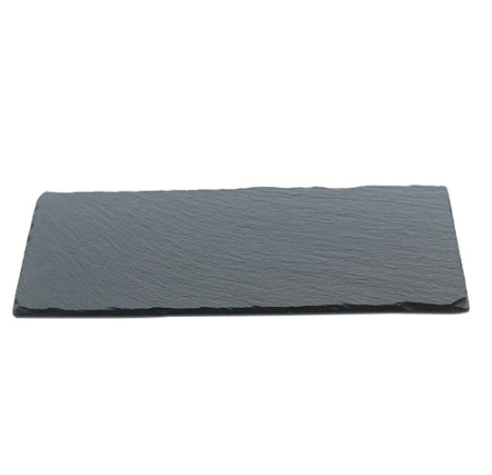 Блюдо для подачи прямоуг. 25*12 см. h=0,8 см. черное, сланец MGprof /1/ АКЦИЯ