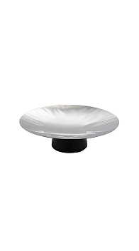 Подставка сервировочная 42 см. h=7 см. нерж. на дерев. ножке Abert /1/ ВДОХНОВЕНИЕ