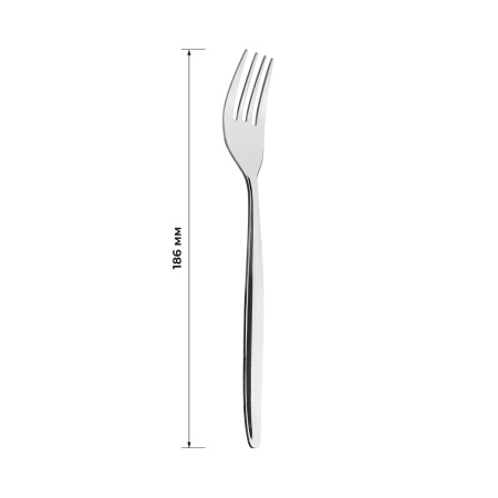 Вилка столовая Вулкан 18/0  2 мм 18,6 см. MGsteel /1/12/600/