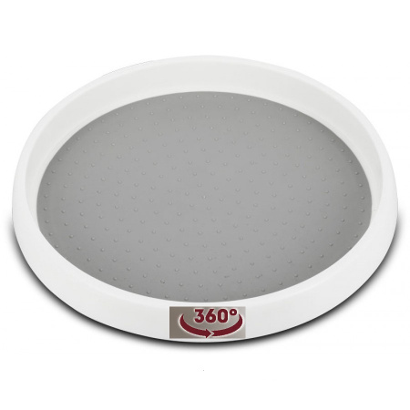 Поднос для подачи прорезиненный d=30 см. h=3,3 см. п/п, вращающийся /1/40/